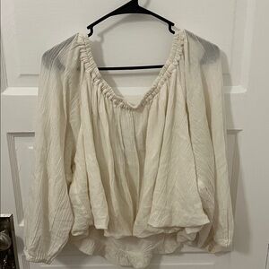 We The Free Cream Women's Blouse